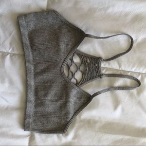 Free people grey bralette
